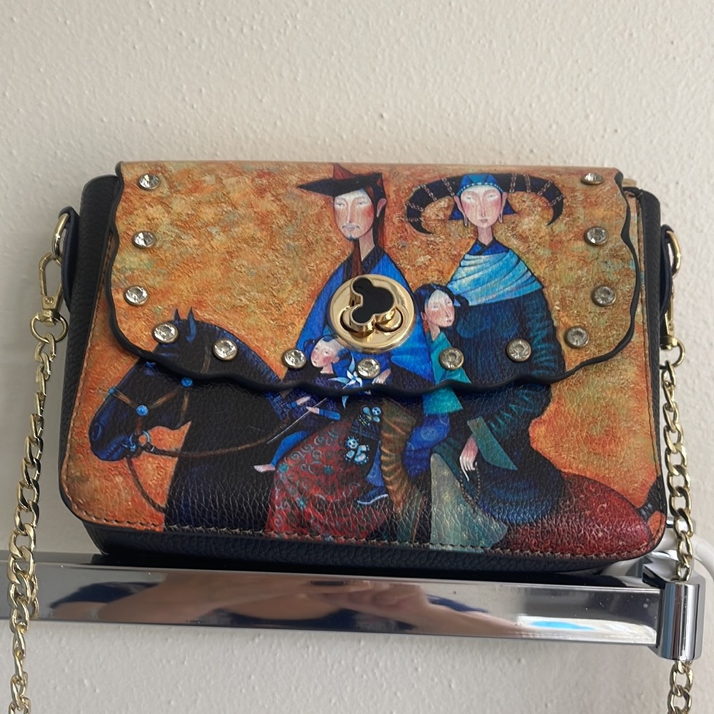 Women’s mini crossbody bag by Yalguun. - Picture 3 of 7